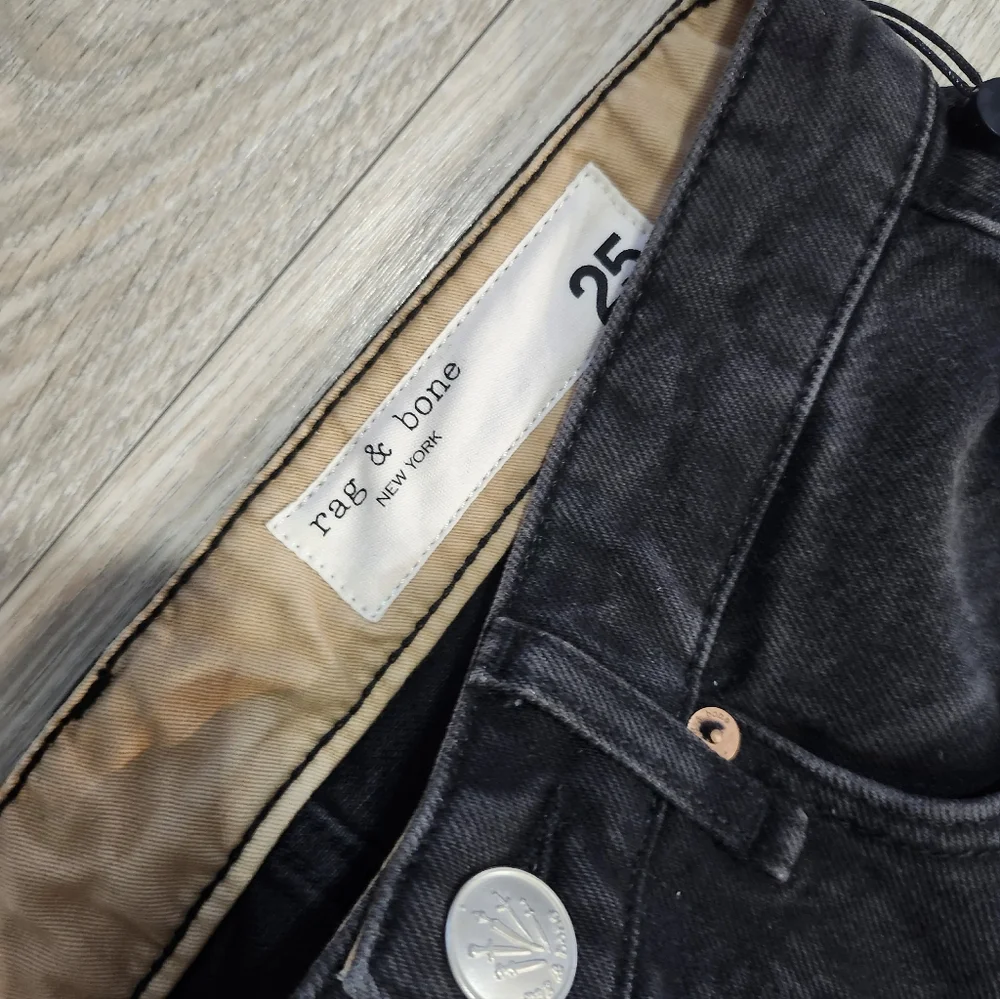 Rag & Bone High Rise Cropped Flare Jeans (25) NWT - Picture 4 of 11